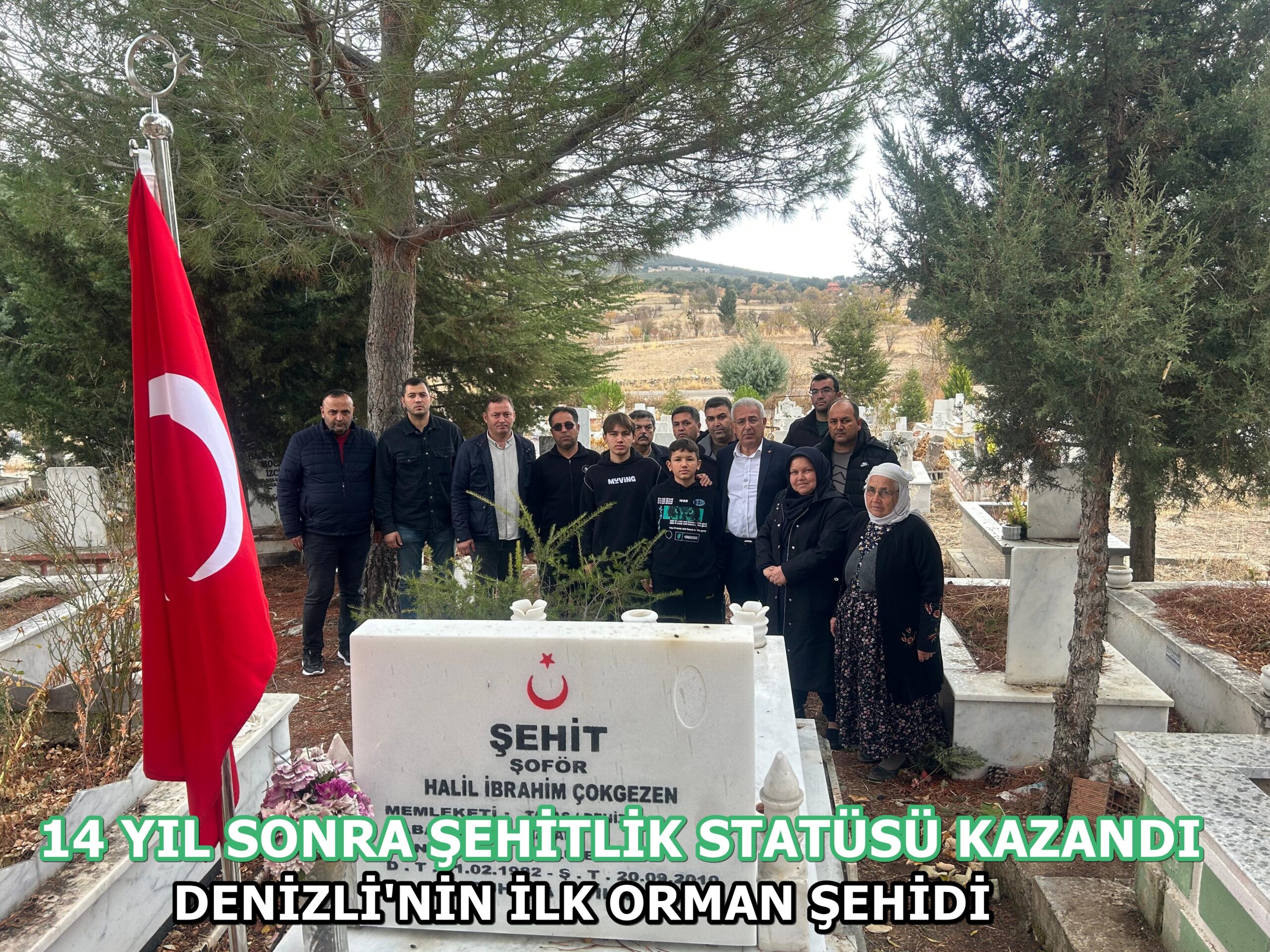 Orman Şehidi Halil İbrahim Çokgezen Mezarı Başında Anıldı