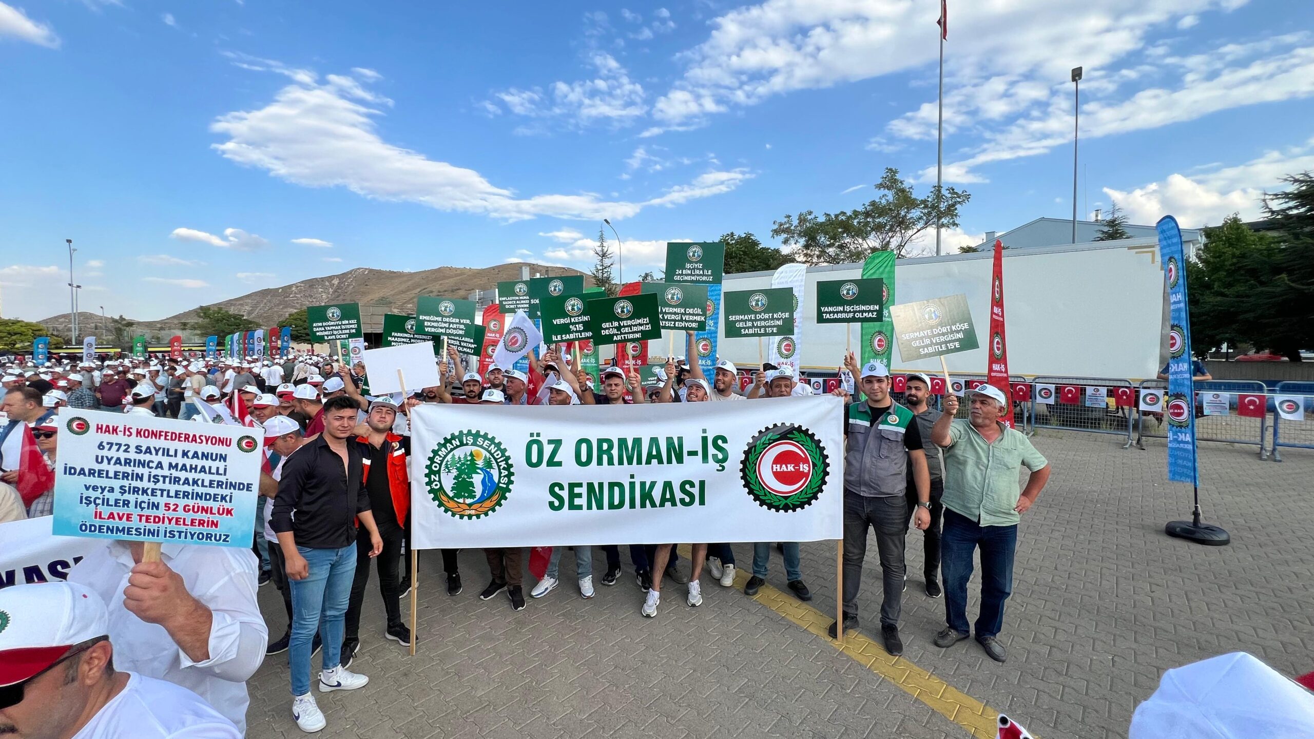 VERGİDE DÜZENLEME MAAŞLARA ZAM İSTİYORUZ