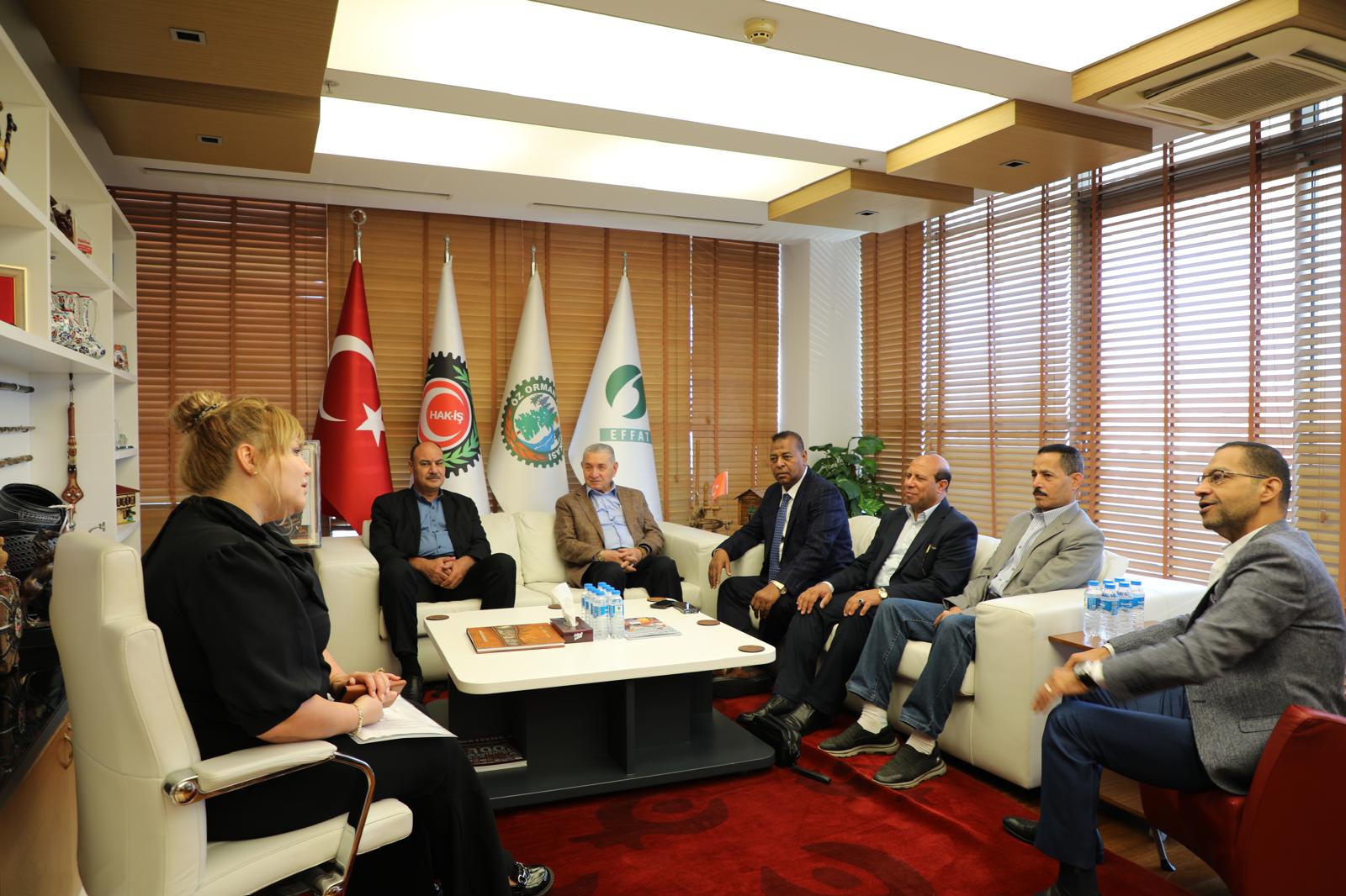 Mısır Tarım İşçileri Federasyonu’ndan Öz Orman-İş Sendikası’na Ziyaret