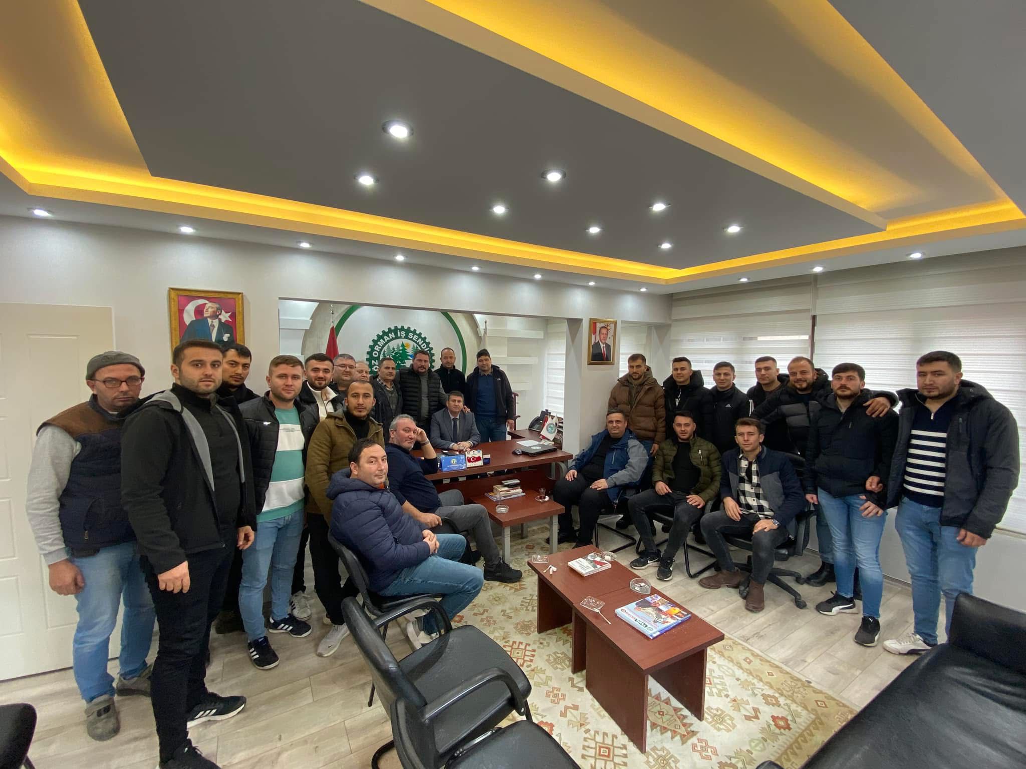 ÜYELERİMİZ ŞUBE BAŞKANLIĞIMIZI  ZİYARET ETTİ