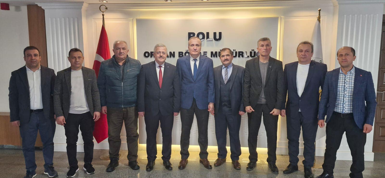 Bolu Bölge Başkanlığından Bolu Orman Bölge Müdürü Sayın Celal KANBUR’a hayırlı olsun ziyareti.