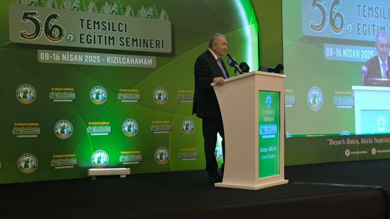 ÖZ ORMAN-İŞ SENDİKASI GENEL BAŞKANIMIZ SETTAR ASLAN; 600 BİN İŞÇİ OCAKTAN BERİ BEKLİYOR